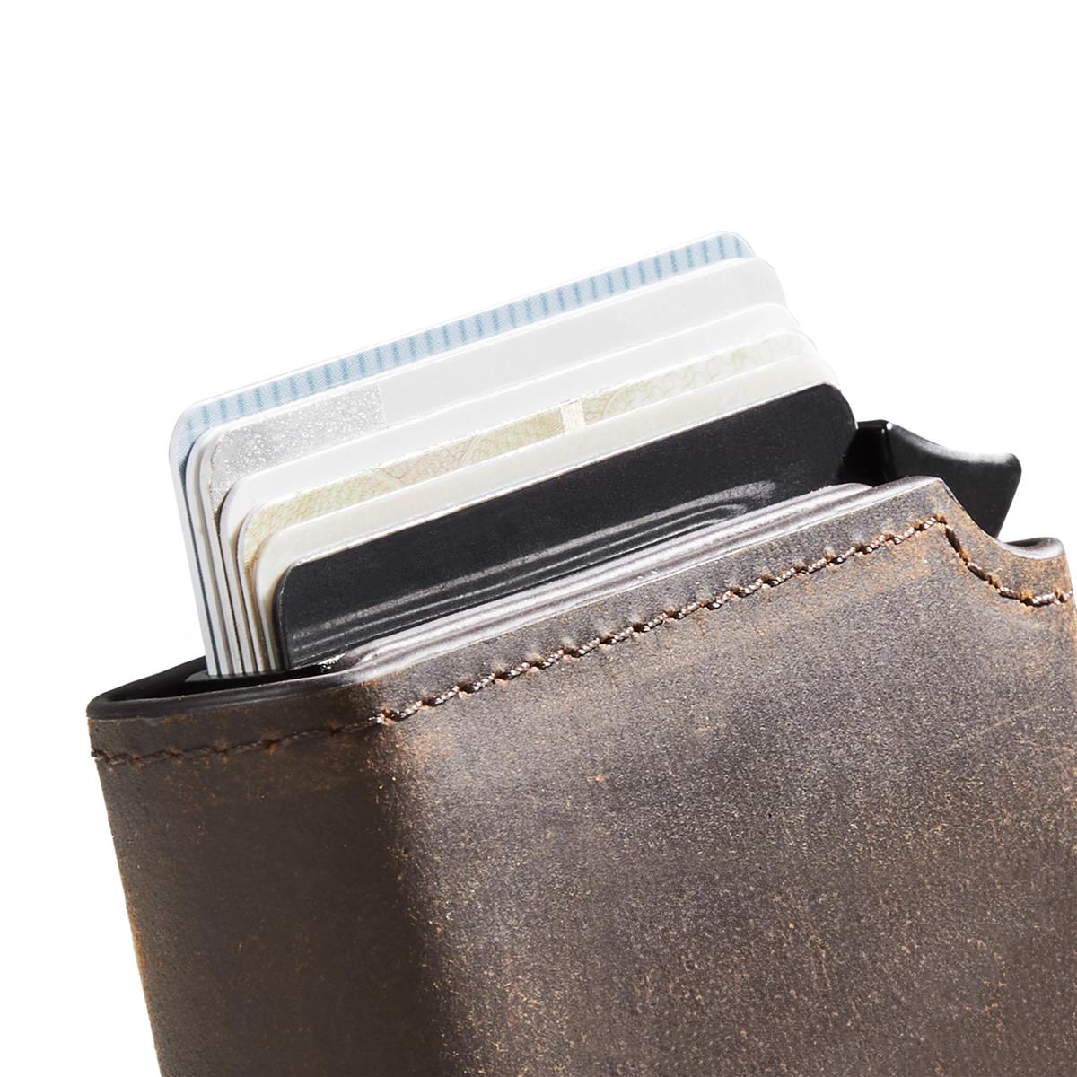Wallet Lennox - Leder Slim Wallet mit Münzfach