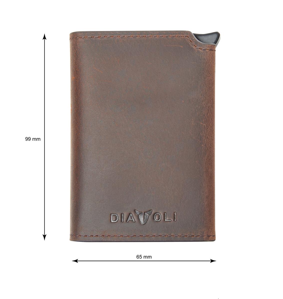 Wallet Lennox - Leder Slim Wallet mit Münzfach