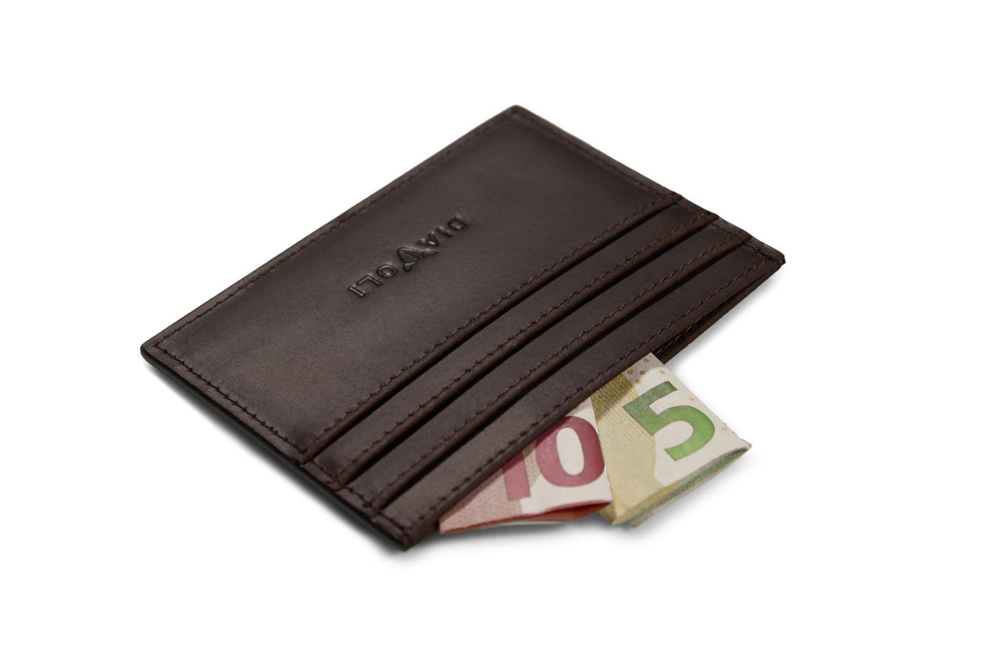 Slim Wallet Napoli - Leder - Kartenetui braun