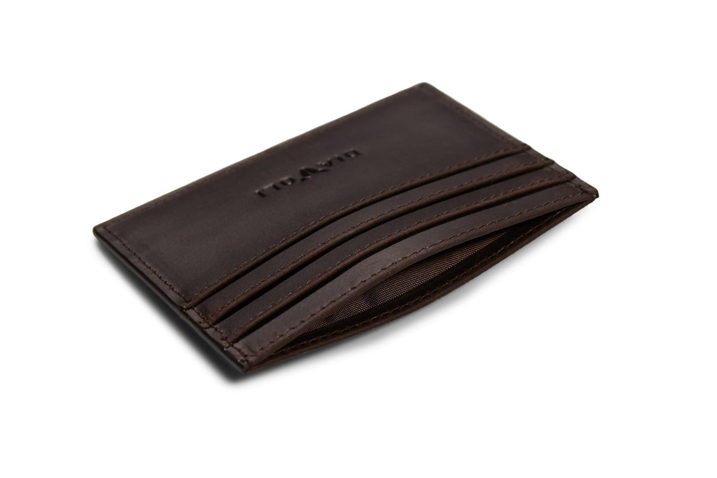 Slim Wallet Napoli - Leder - Kartenetui braun