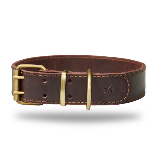 Hunde Lederhalsband Luna L