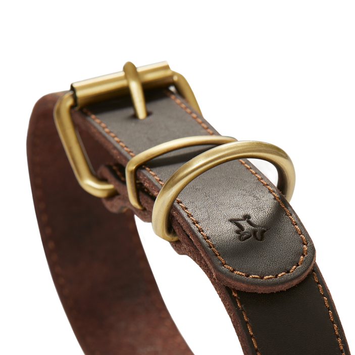 Hunde Lederhalsband Luna M