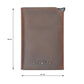 Wallet Lennox - Leder Slim Wallet mit Münzfach