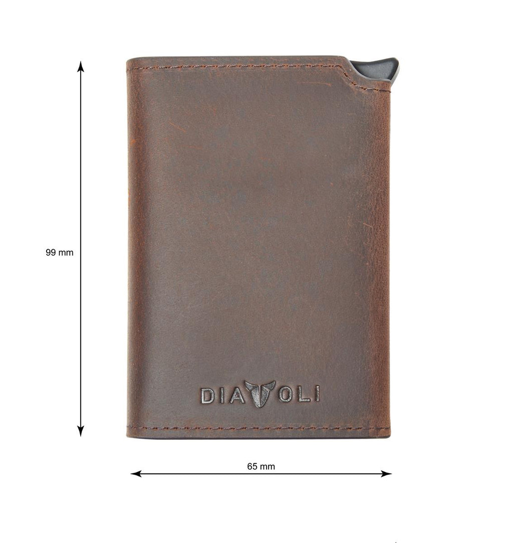 Wallet Lennox - Leder Slim Wallet mit Münzfach