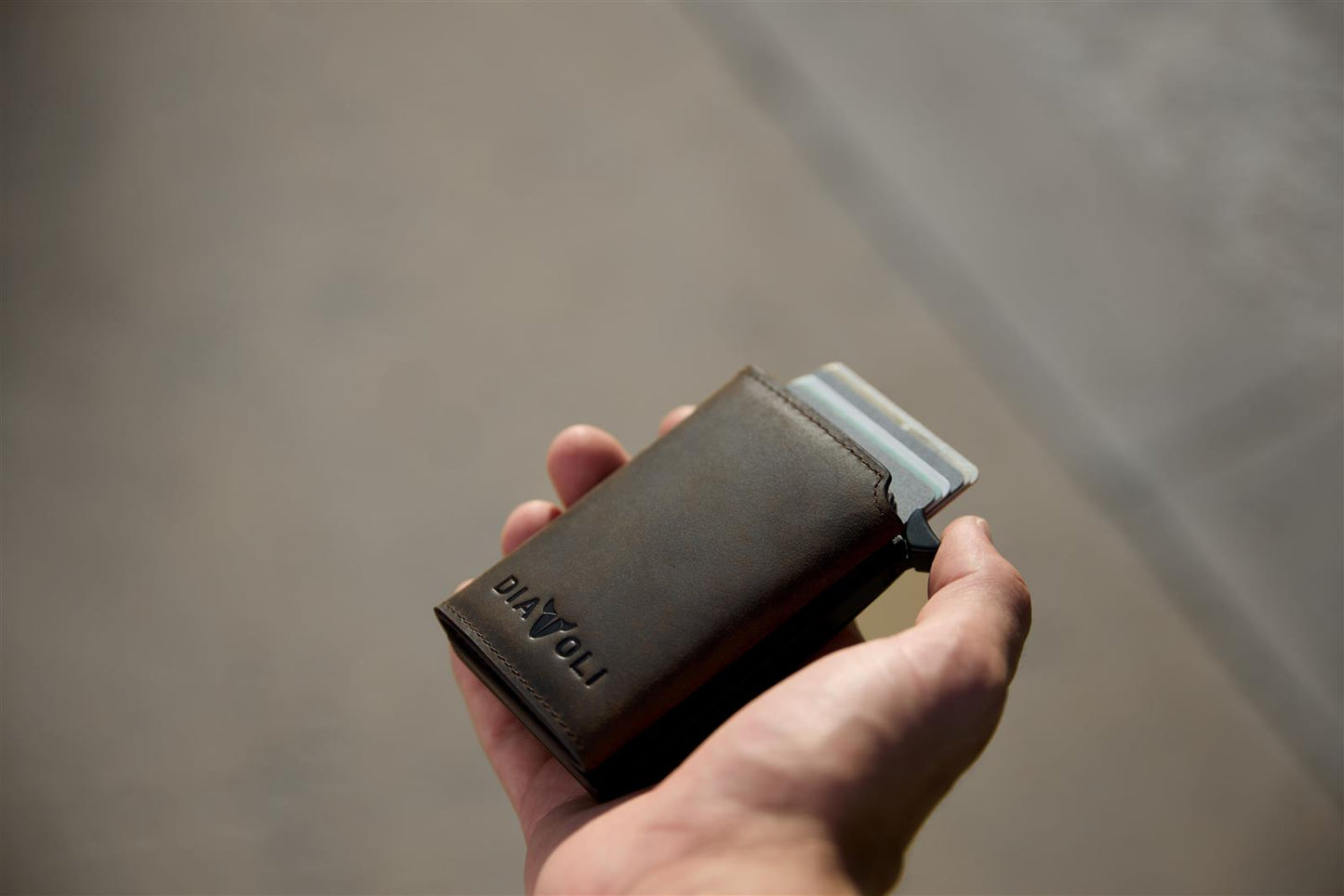 Wallet Lennox - Leder Slim Wallet mit Münzfach