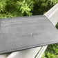 Slim Wallet Napoli - Leder - Kartenetui schwarz