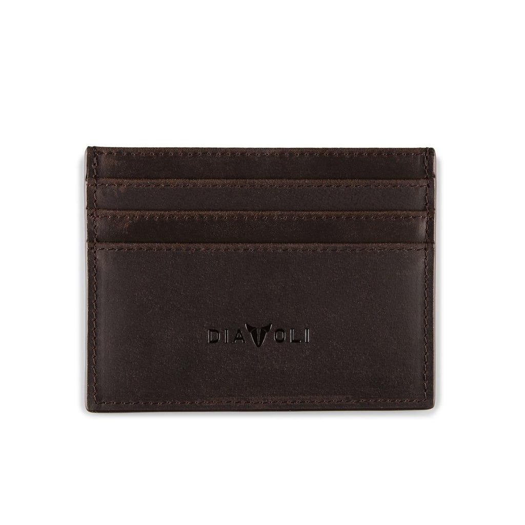 Slim Wallet Napoli - Leder - Kartenetui braun