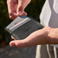 Slim Wallet Napoli - Leder - Kartenetui schwarz