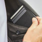 Slim Wallet Napoli - Leder - Kartenetui schwarz